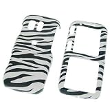 Samsung Rant M540 Zebra Design Snap-On Case Cover with Removable Swivel Belt Clip