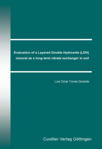 Cover image : Evaluation of a Layered Double Hydroxide (LDH) mineral as a long-term nitrate exchanger in soil
