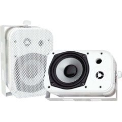 Pyle Home PDWR40W 5.25-Inch Indoor/Outdoor Waterproof Speakers (White)