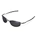 Walleva Black Polarized Replacement Lenses For Oakley Tightrope (OO4040 Series) Sunglasses