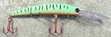 JLVLures JLV lures Diver Casting Trolling Crystal Green Tiger : Wobbling Wiggling Wiggle Minnow Saltwater Fishing Freshwater Steady Retrieve Stop-Go Tarpon Snook Redfish Deep Zander Barramundi Cod Speckled Trout Striper Pike Muskie Peacock Largemouth Walleye