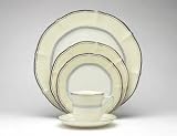 Noritake 7393488 Imperial Baroque - Centura Cream Luncheon Plate 8.75-in.