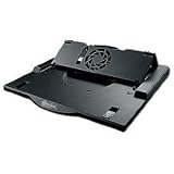 Connectland CL-NBC-STDFAN Plastic Ergonomic Laptop Cooling Stand for 12-Inch-17-Inch Notebook PC