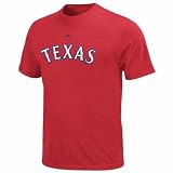 Texas Rangers Wordmark Red YOUTH T-Shirt