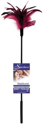 Body tickler stardust feather - red