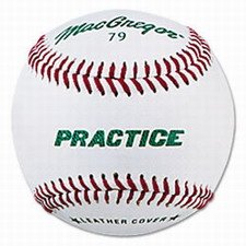 MacGregor #79P Leather Practice Baseball (DZN)