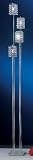 Eglo  85335A Pyton, Chrome Crystal, 4-Light Floor Light Fixture