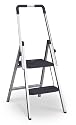 Cosco 11-620ABL1 Magic Fold Two-Step Aluminum Step Stool Silver
