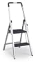 Cosco 11-620ABL1 Magic Fold Two-Step Aluminum Step Stool Silver