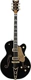 G6136TBK Black Falcon, Ebony Fretboard, Black, Bigsby Tailpiece
