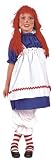 CHILD Large 10-12 - Rag Doll / Raggedy Anne Costume (Wig thinner than pic.)