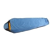 Suisse Sport Adult Adventurer Mummy Ultra-Compactable Sleeping Bag (Right Zipper) Blue