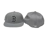 Boston Red Sox MLB Gray with Black Stiching Adult Fitted Hat / Cap