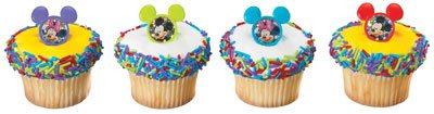 Mickey and Minnie Cupcake Rings