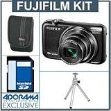 Fujifilm FinePix JX350 Digital Camera Kit- Black - with 4GB SD Memory Card, Camera Case , Table Top Tripod, Fujifilm FinePix JX350 Digital Camera Kit- Black - with 4GB SD Memory Card, Camera Case , Table Top Tripod,