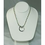 Triple Strand Rope Horseshoe Necklace