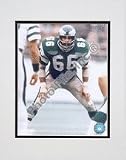 Bill Bergey, Philadelphia Eagles Double Matted 8 X 10 Photograph (Unframed)