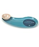 Dot Over Dot Paisley Platter with Dipping Bowl by Rachael Ray