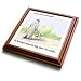 Londons Times Funny Medicine Cartoons - Dr. Rorschach Takes Dog -Spot- For A Walk - Trivets