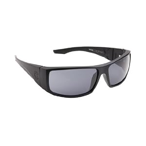 Spy Optic Cooper XL Sunglasses - Matte Black w/ Polarized Grey Lens