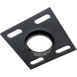 Peerless Mounting Component - Ceiling Plate - Cold-rolled Steel - Black
