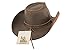 Lucky Trails Men's Buffalo Shapeable Leather Western Cowboy Hat