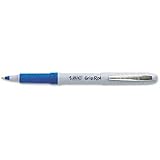 BIC Products - BIC - Grip Roller Ball Stick Pen, Blue Ink, Fine, Dozen - Sold As 1 Dozen - Value-priced roller with an added-value grip. - Rubber grip provides control and comfort. - Rounded barrel for a contemporary look.