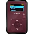 SanDisk Sansa Clip Plus 4GB Flash MP3 Player. 4GB SANSA MP3 USB 2.0 RED FM VOICE RECORDER CABLE EARPHONE CLIP+ AUDPLY. FM Tuner, Voice Recorder - 4GB Flash Memory - OLED - Red