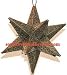 Star Lights - 15 Inch Tin Star Lamp/Lantern with Colored Marbles