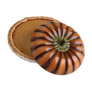 9 Inch Decorative Pie Plate - Pumpkin