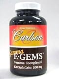 Carlson Labs Gamma E-Gems - 120 Softgel Capsules (1 Bottle)