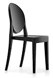 Zuo Anime Armless Chair, Black