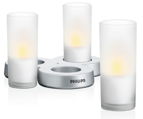Philips Imageo CandleLights, LED Kerzen, 3er Set, weiß, 6910860PH