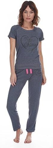 Womens Loungewear Ladies Comfy Pj Bottoms Top Pajama Set Nightwear