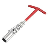 uxcell　スパークプラグレンチ　3つの方法　スパークプラグの回転ヘッド　ソケットレンチ　16進　2３cm)