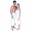Scalpmaster Terry Cloth Spa Wrap Velcro White Scalpmaster Terry Cloth Spa Wrap Velcro White