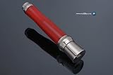 Stipula La 91 Chic FP Retractable - Red/Chrome, Fine Nib PN3L CSBF