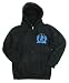 Vox Royalty Men's Hooded Zip Sweatshirt - Black