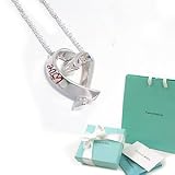 シルバー ペンダント TIFFANY ティファニー ネックレス パロマ・ピカソ ラビングハート レッドエナメル LOVE シルバー ペンダント （S）  [並行輸入品]