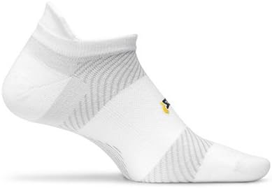 Feetures! Hp Ultra Light No Show Tab Socks Xl White