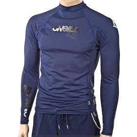 O'Neill men's long sleeve rashguard: Lycra shirt with 50+ UV protection