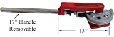 Portable Hand Round Square Pipe Tube Bender w/ 8 Dies