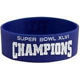 New York Giants Super Bowl XLVI 46 Champions Wristband / Bracelet