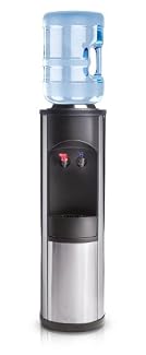 Pure Water Dispenser 100 Series - Stainless Steel Top Loading Hot and Cold Water Cooler