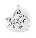 Sterling Silver "I Love You" Charm by Bob Siemon