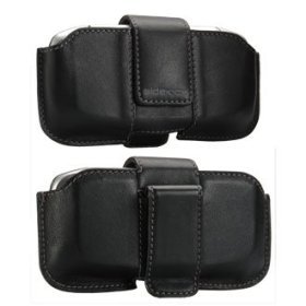 Electronics: TMobile Danger Sidekick III Black Napa Horizontal Carrying Pouch with Fixed Belt clip & Magnetic Closure