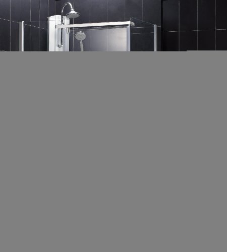 DreamLine SHEN-1131378-01 Panorama Shower Enclosure, Chrome