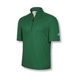 Adidas 2008 Men's ClimaProof Short Sleeve Half-Zip Golf Wind Shirt - Green / Sterling - 838236 (L)