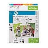 Hp 363 Series Photo Value Pack Print Cartridge Paper Kit 1 X Black Yellow Cyan Magenta Light Magenta Light Cyan 100 X 150 Mm Blister