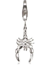 VINANI brand Germany 925 Sterling Silver Charm Pendant Zodiac Sign Scorpio shiny HSKO
